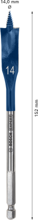 Mata Bor Sekop Bosch EXPERT Self Cut Speed ​​14 x 152 mm.